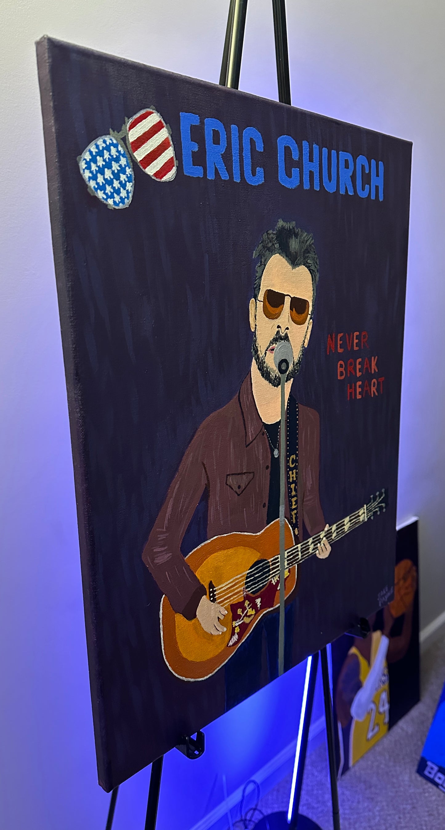 Eric Church Never Break Heart Painting