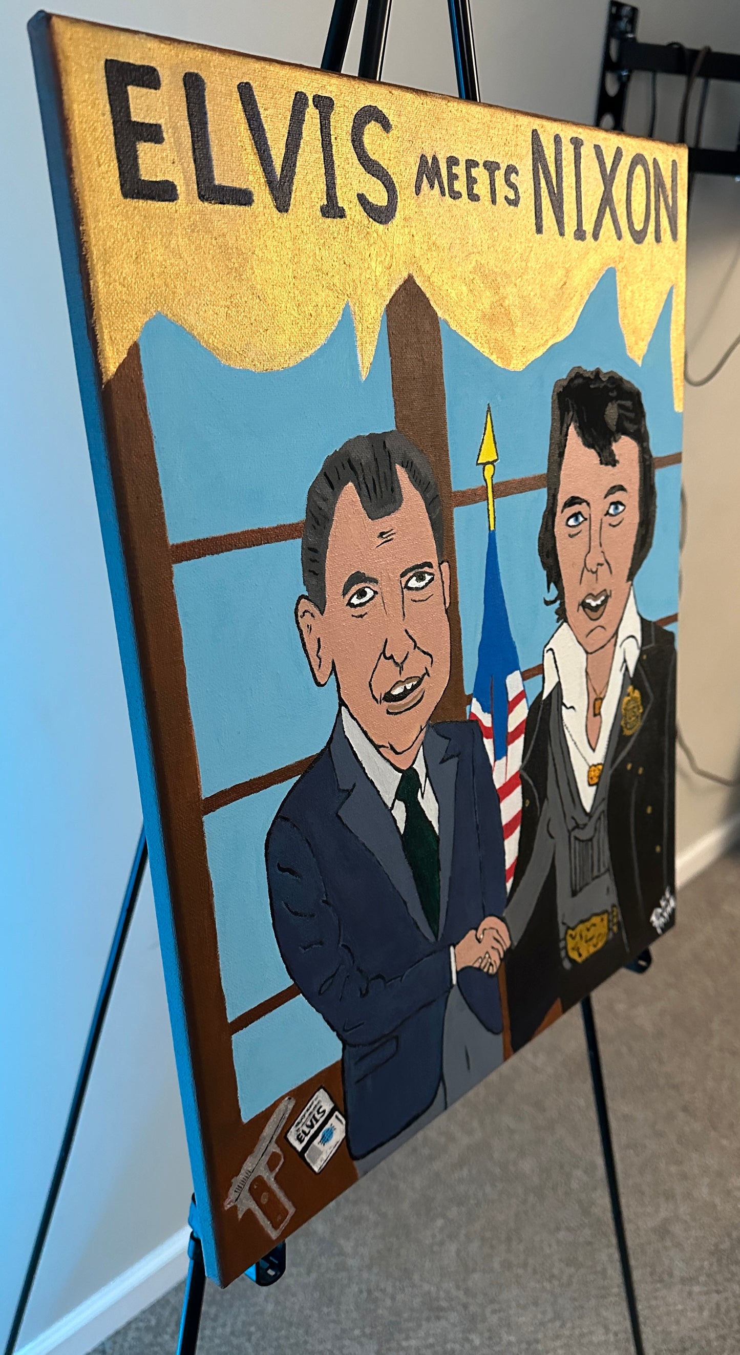 Elvis Meets Nixon Painting