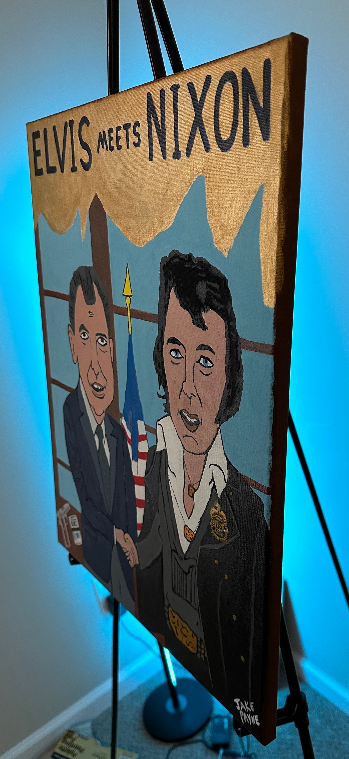 Elvis Meets Nixon Painting