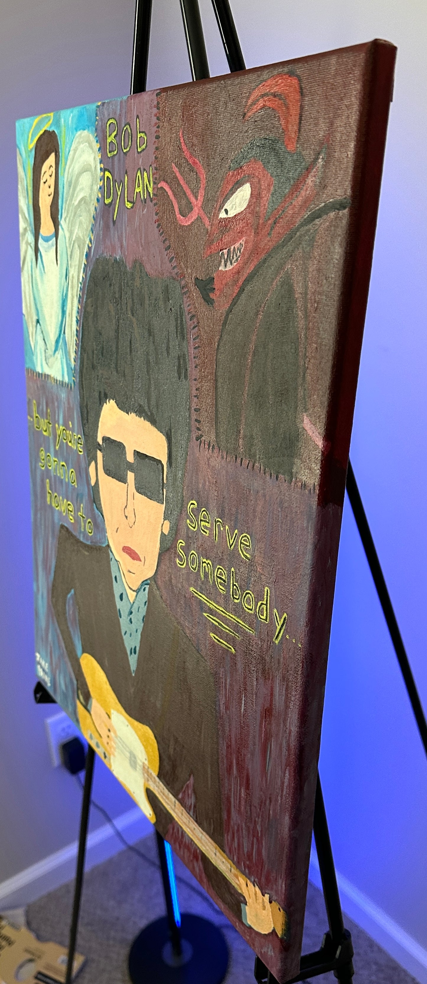 Bob Dylan Gotta Serve Somebody Painting