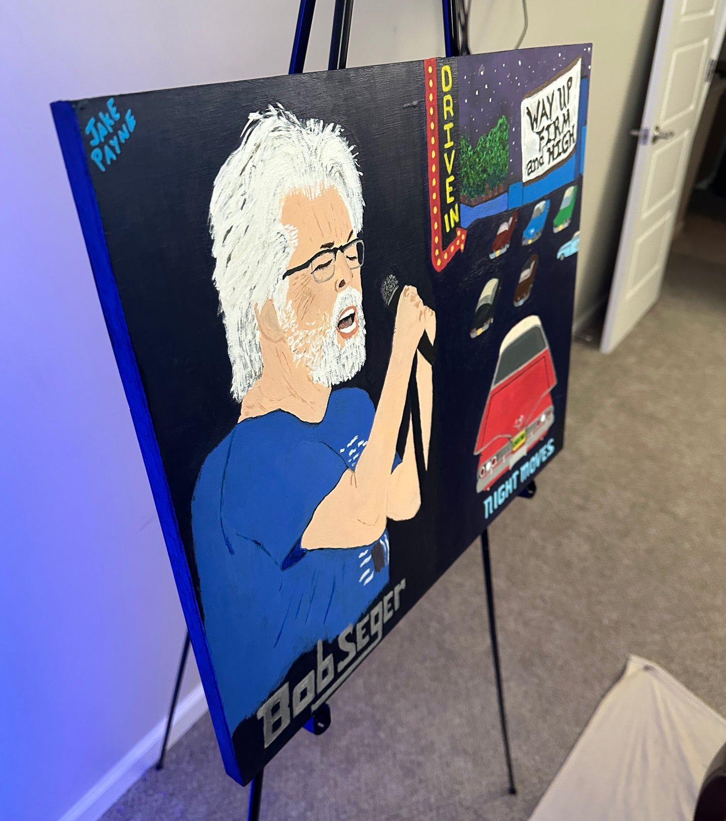 Bob Seger Night Moves Painting