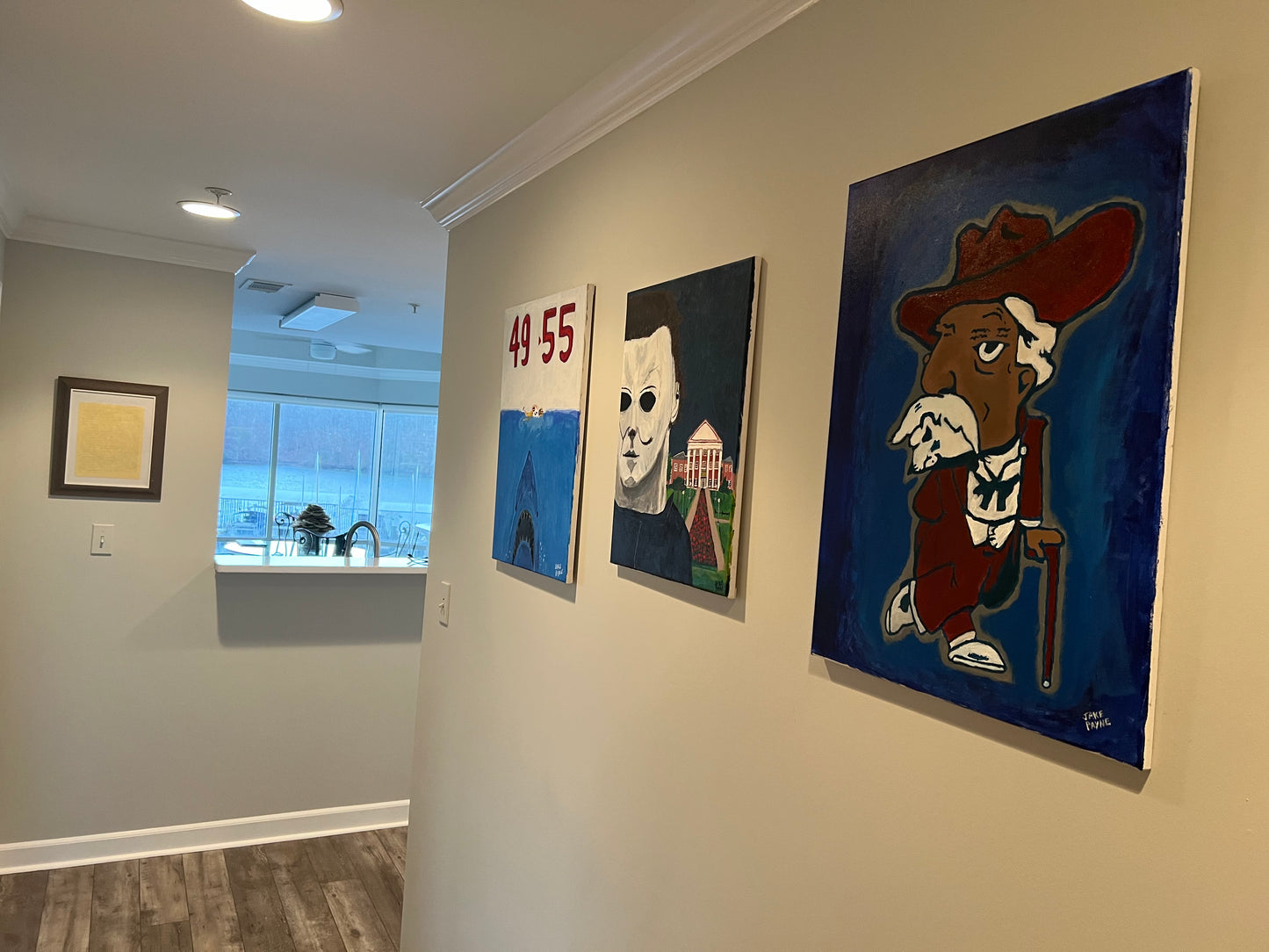 Michael Myers Visits Ole Miss Campus Painting