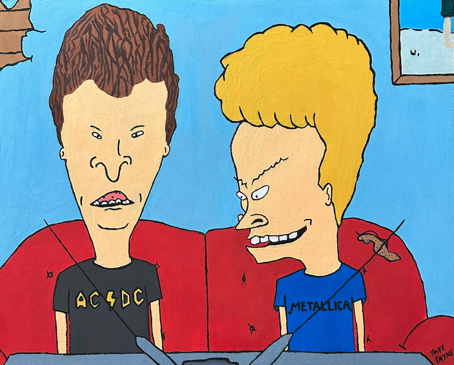 Beavis and Butthead Painting