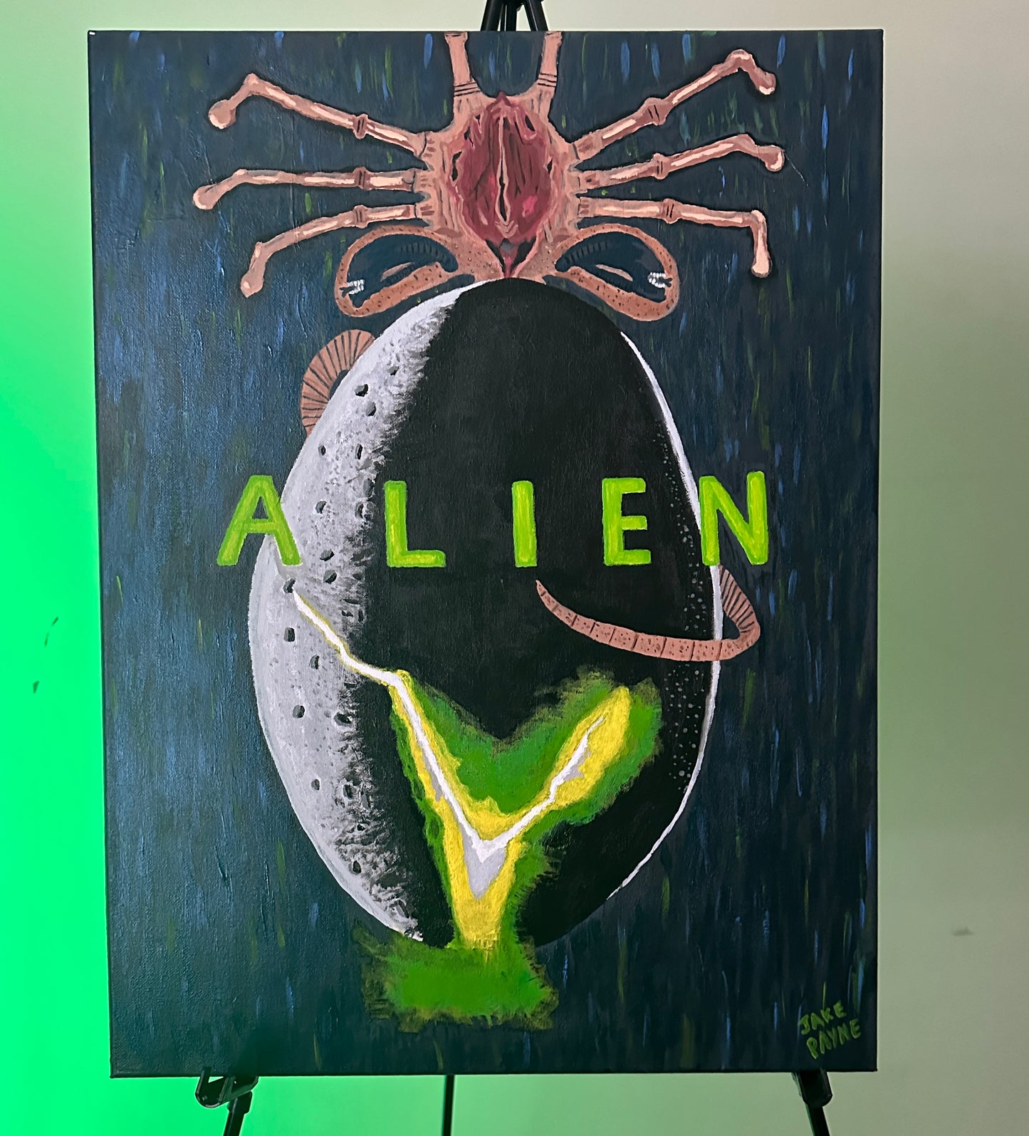 ALIEN- Facehugger and Egg Painting