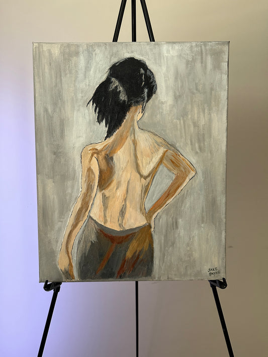 Half Nude Lady Painting