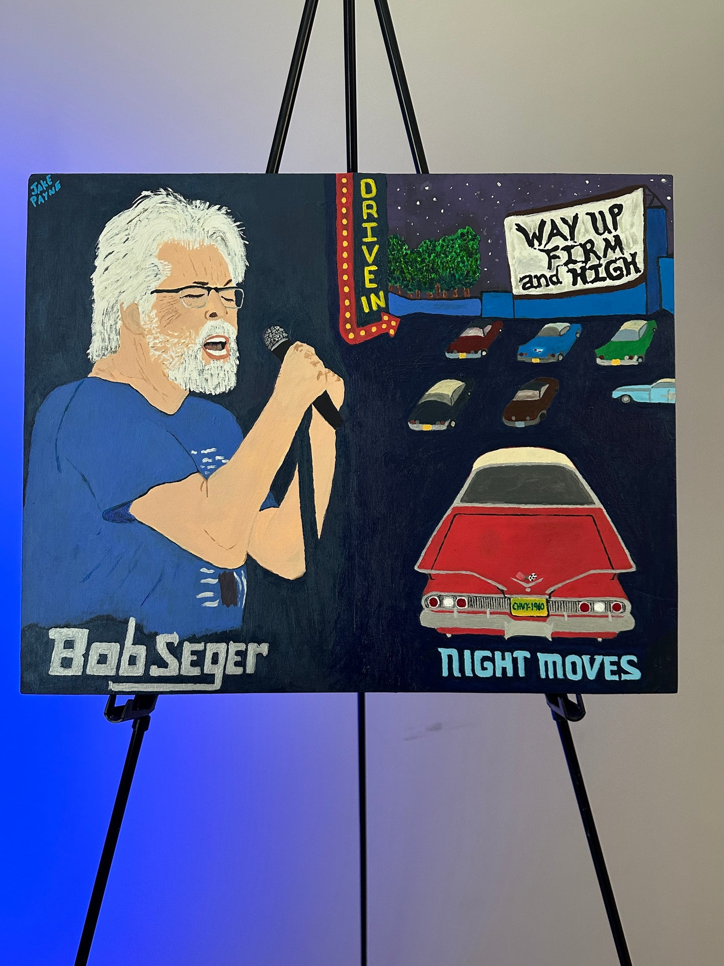 Bob Seger Night Moves Painting