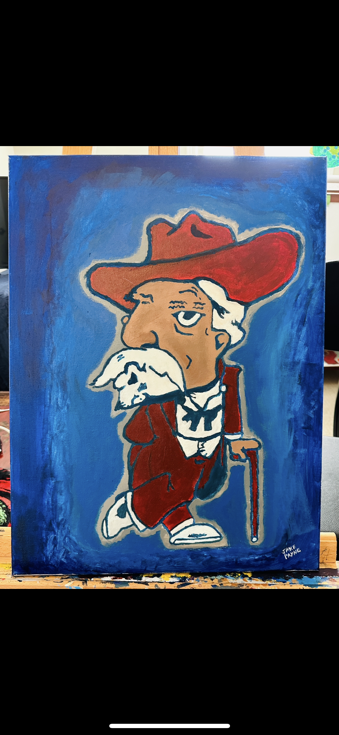 Ole Miss Rebel Painting