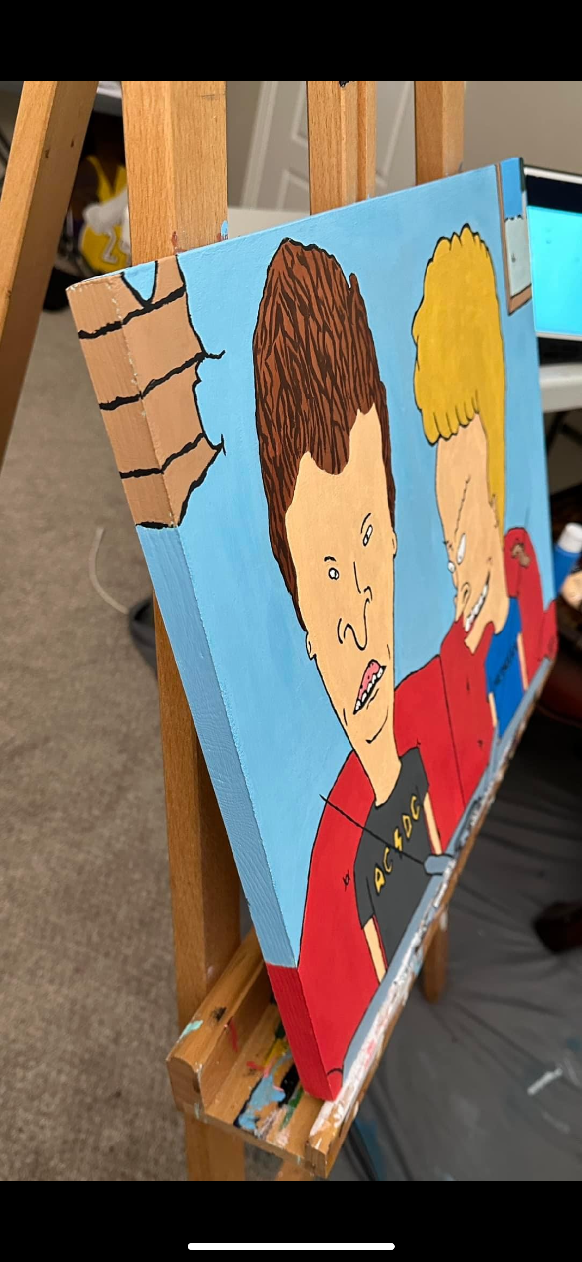 Beavis and Butthead Painting